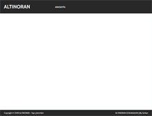 Tablet Screenshot of altinoraninsaat.com